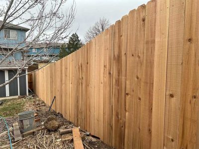 Wood Fence Installation