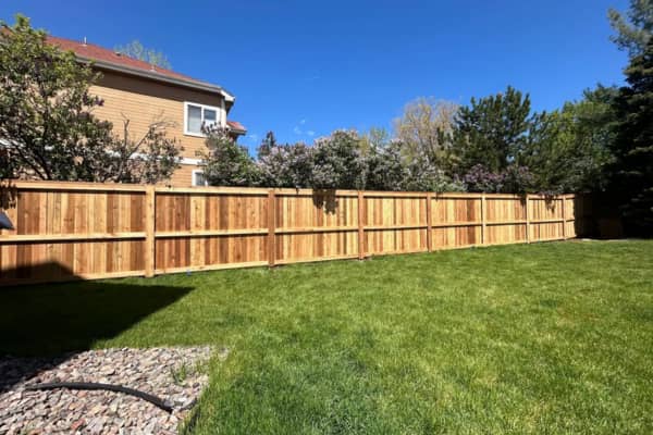 Wooden Fence Installation